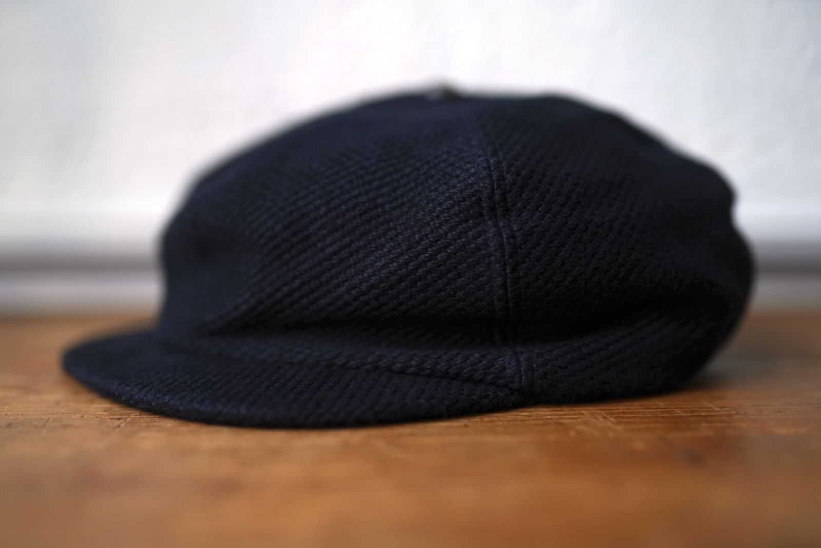 PC KENDO CASQUETTE W/SILVER BUTTON 刺し子キャスケット 帽子