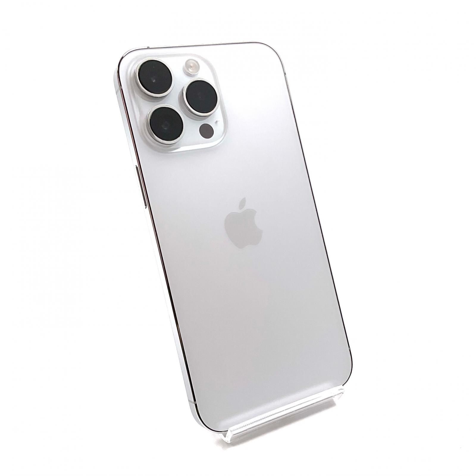 全額返金保証 最速発送 Apple iPhone 14 Pro Max 128GB シルバー SIMフリー 動作 済 85%