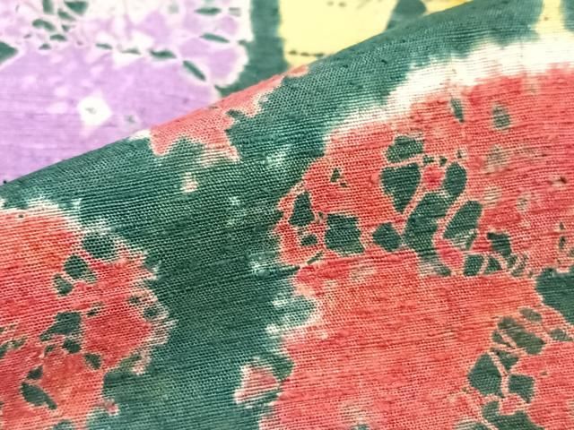 平和屋着物＃羽織 総絞り 雲重ね文 黒地 正絹 逸品 BAAU0064gt