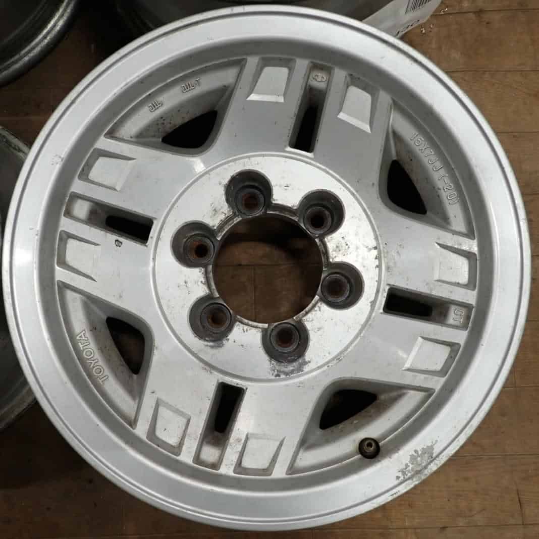 4本SET 会社宛 送料無料 15×7J トヨタ 78系 プラド 純正 アルミ 6穴