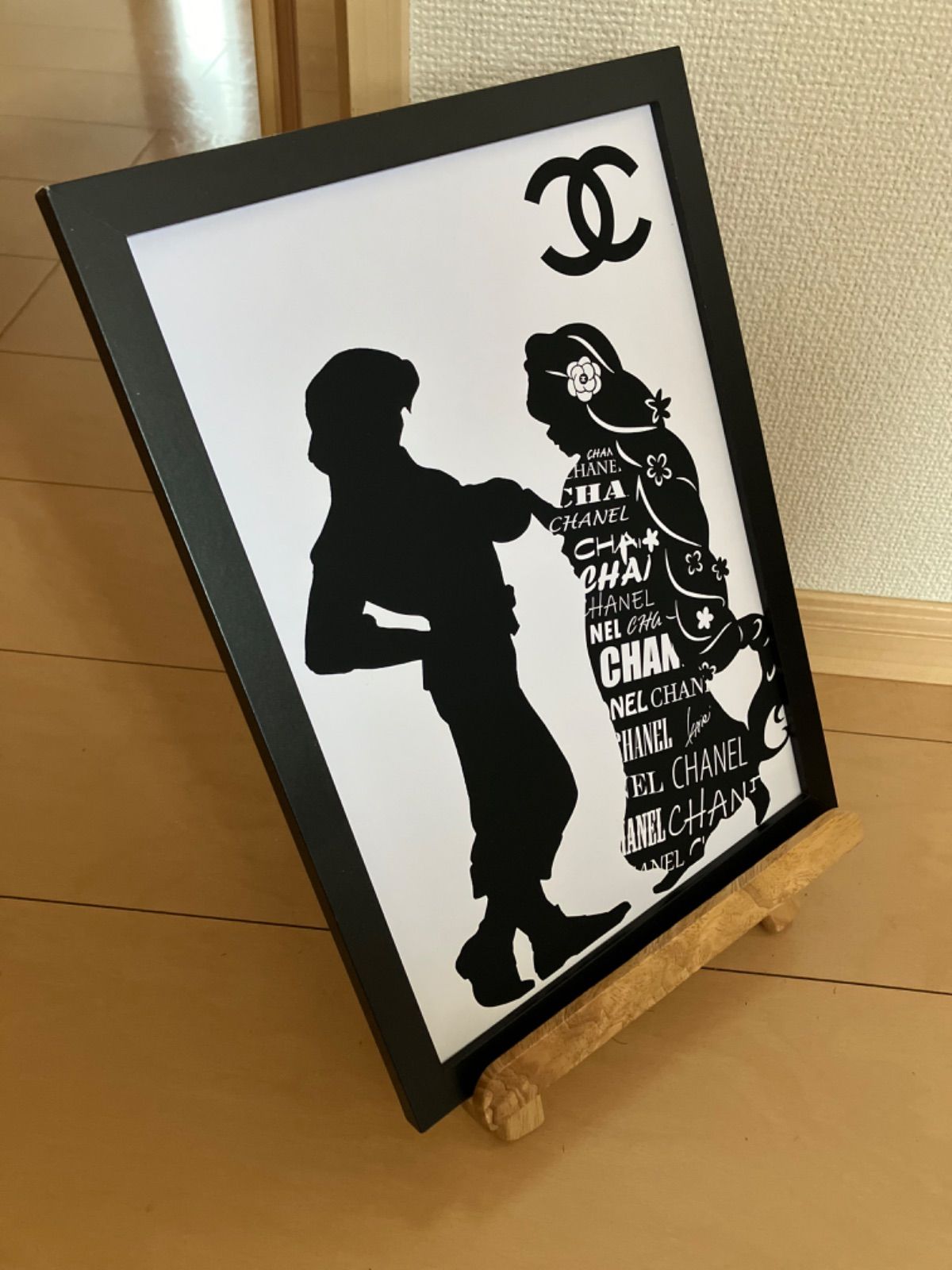 CHANEL type☆A4額装済オマージュアートインテリアポスター#463