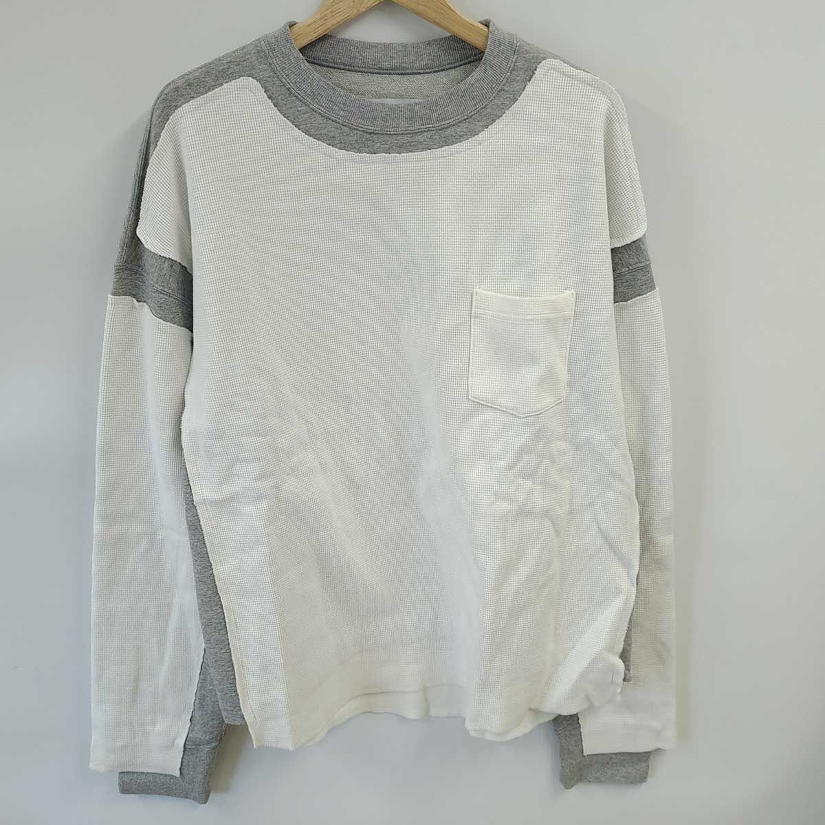 未使用】FACETASM LAYERD WAFFLE SWEAT TOF-SW-M01 メンズ