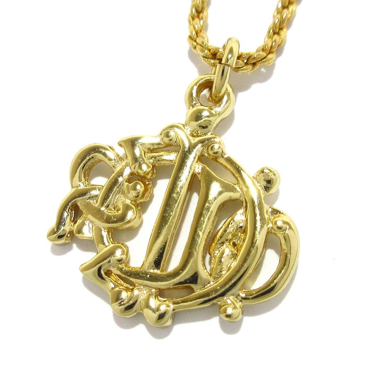 【美品】Dior クリスチャンディオール ネックレス ✨️ゴールド DIOR/ChristianDior(ディオール/クリスチャンディオール