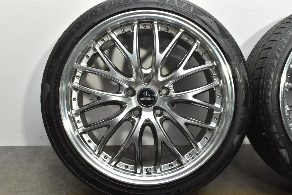 ロクサーニ マルチフォルケッタ MS3 19in 8J 45 PCD114.3 プロクセスFD1 225 40R19 クラウン ノア ヴォクシー オデッセイ セレナ FFCRYSTALESIA_COM