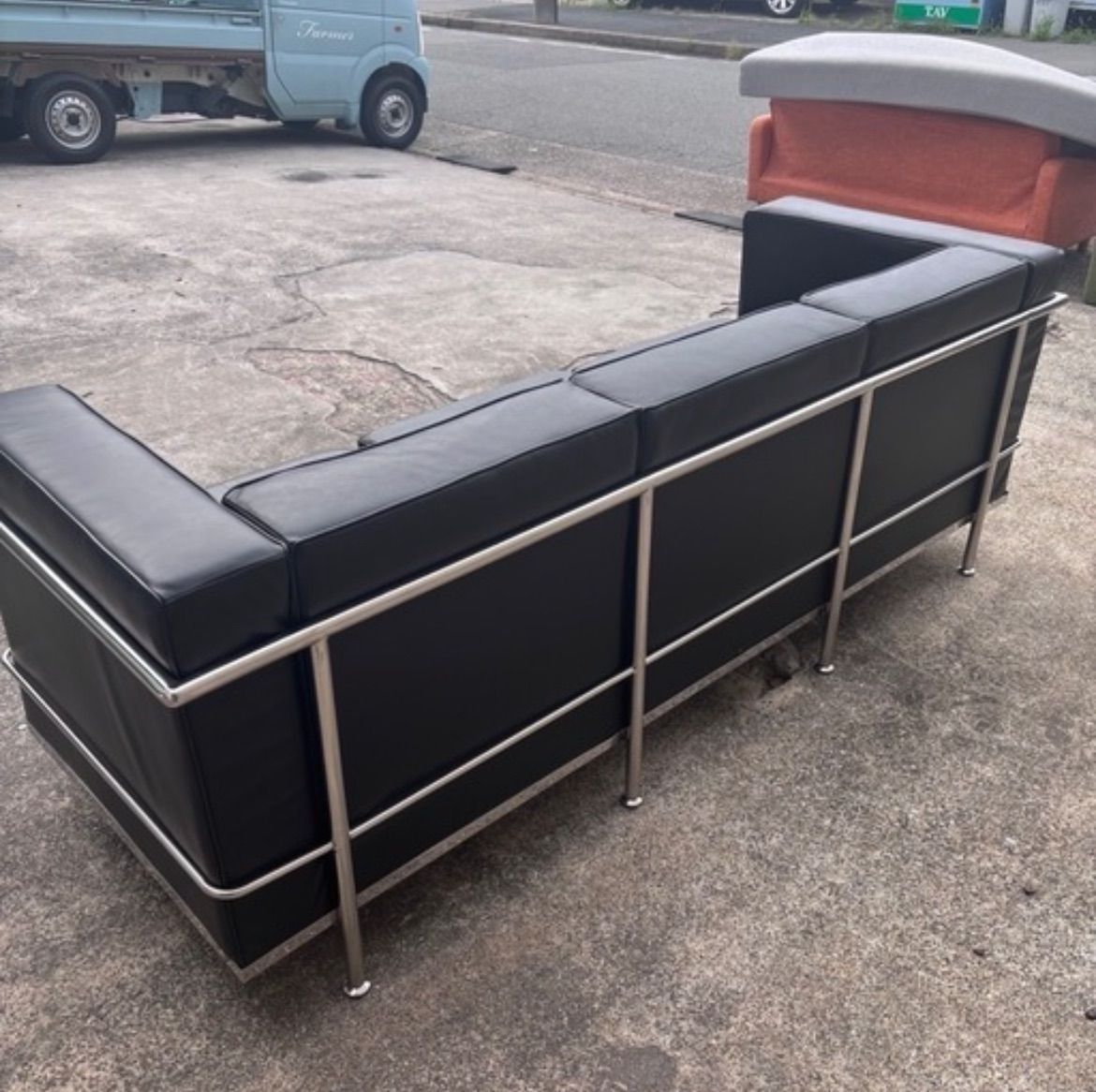 ️??ル・コルビュジエ リプロダクト LC2 3P 三人掛け 3人用ソファ