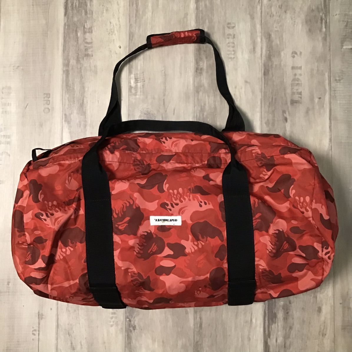 レアドラム バッグ A BATHING APE ファイヤカモ FIRE CAMO