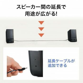 マルチメディアスピーカー MM-SPL14BKN