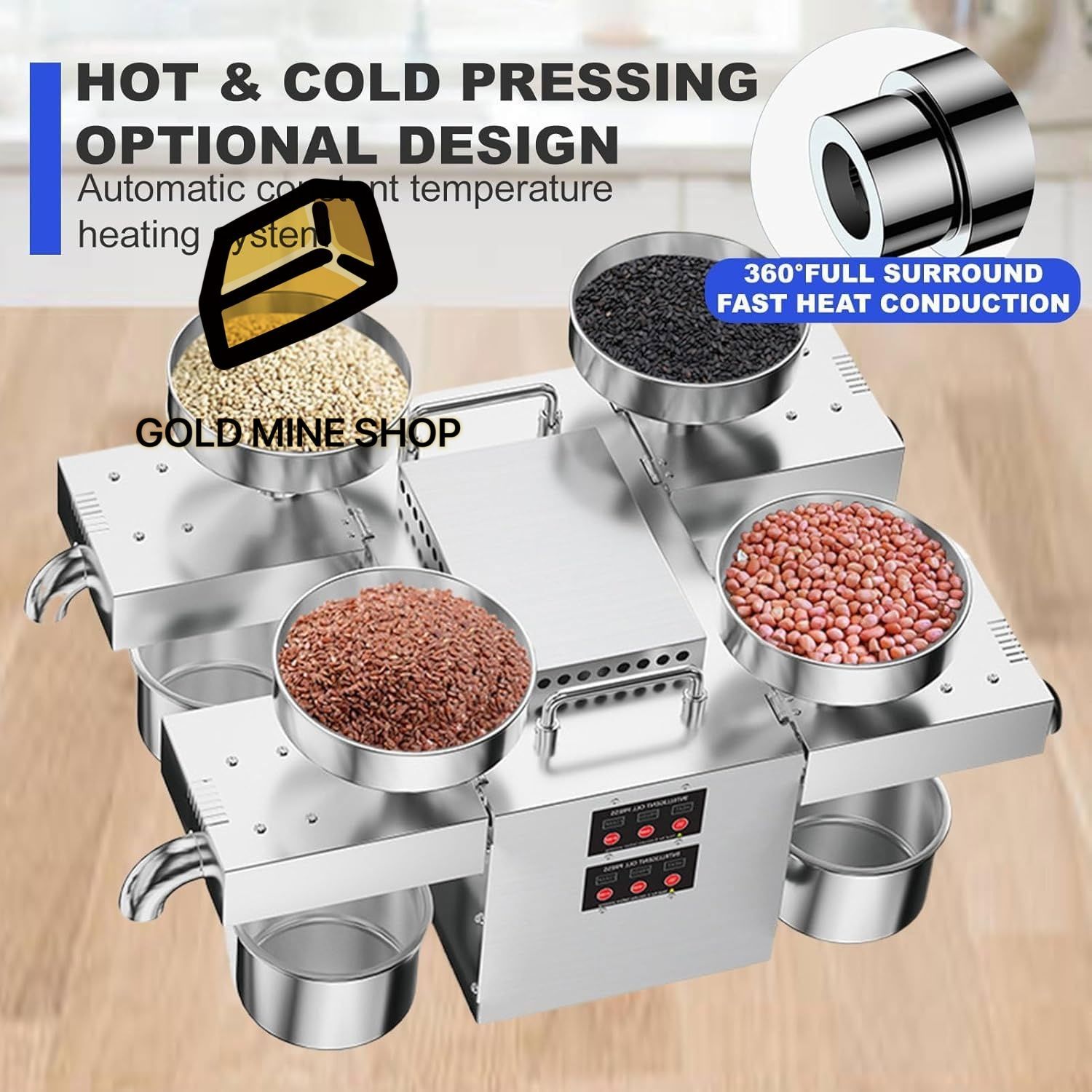 ホット-コールドデュアルモード プレス速度12-25kg|h