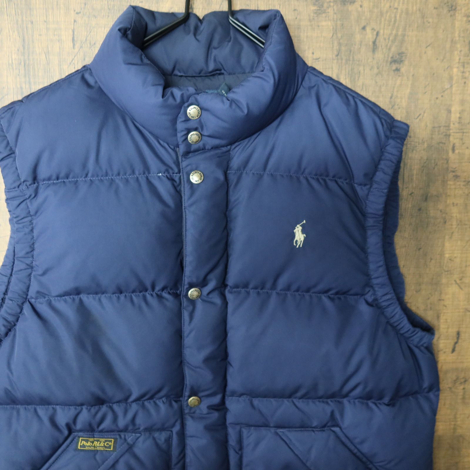 90s～ Vintage US古着☆Ralph Lauren ラルフローレン Down Vest ダウン