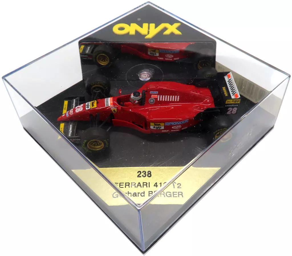 中古】ミニカー 1/43 FERRARI 412 T2 Gerhard BERGER Agip #28
