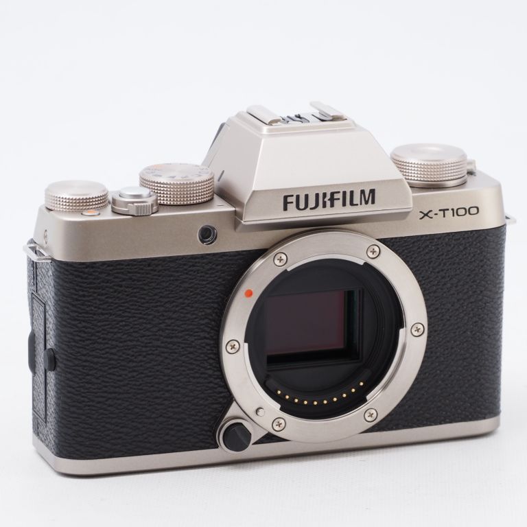 FUJIFILM ミラーレス一眼 X-T100シャンパンゴールド X-T100-G FUJIFILM