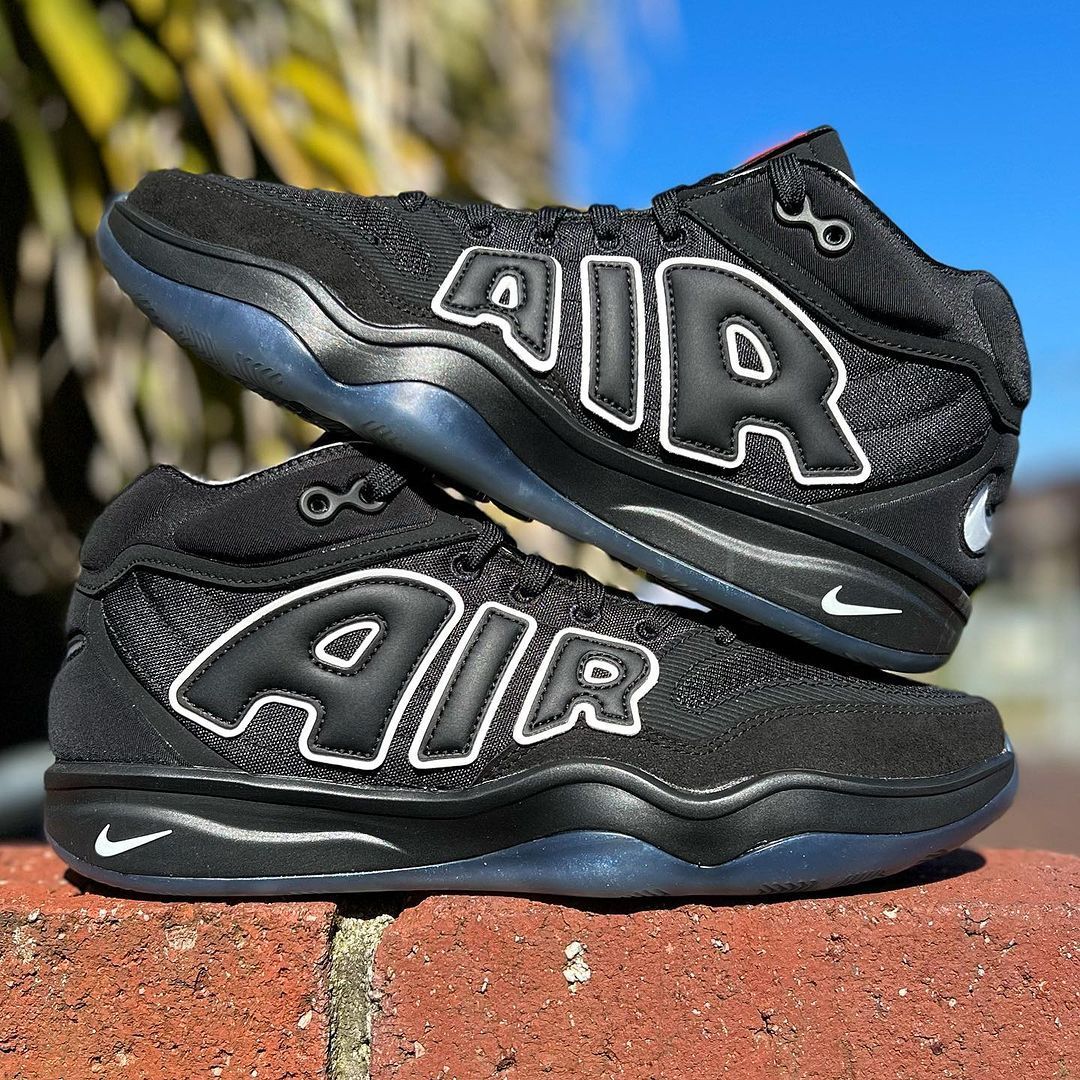 NIKE AIR ZOOM G.T. HUSTLE 2 'ASW' 'AIR MORE UPTEMPO' ナイキ エア ズーム GT ハッスル 2  【MEN'S】 black/white FZ5744-002