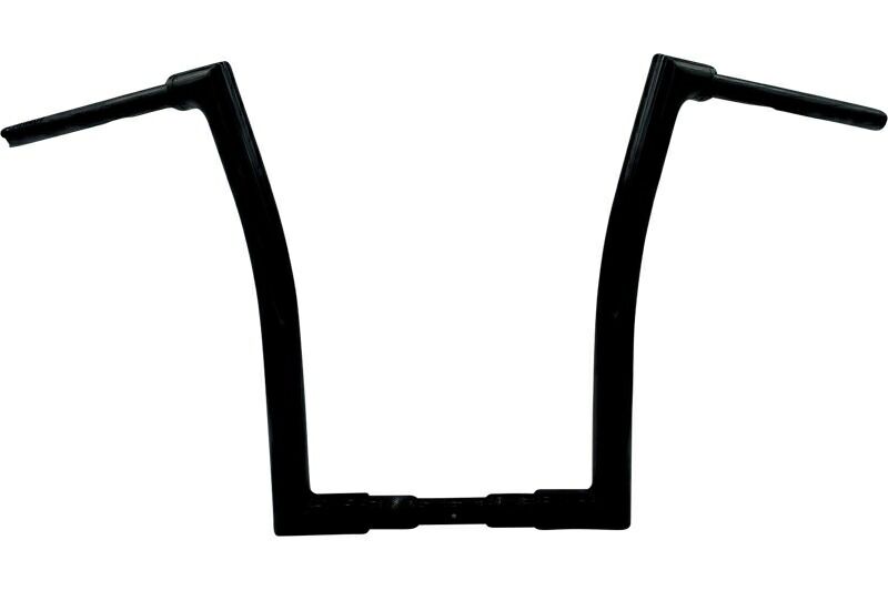 1-1|2インチ EZ INSTALL FLAT TOP ハンドルバー グロスブラック|16インチ|2021～24年FLTRX|S|SE|ST FLTRKモデルでケーブルクラッチ装着車