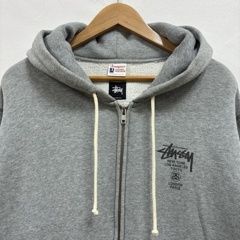 STUSSY ステューシー パーカー 長袖 Champion チャンピオン