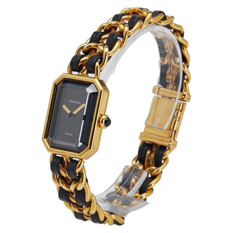 シャネル プルミエールXL ゴールド メッキ レザー レディース CHANEL 243-33921