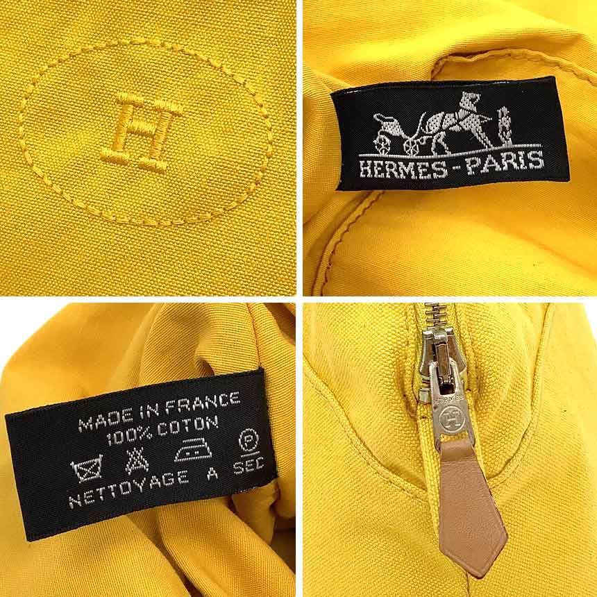 美品 HERMES エルメス ボリードポーチGM コスメポーチ 化粧ポーチ 
