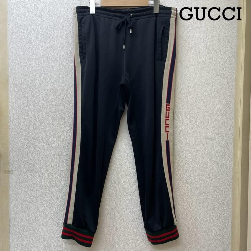 GUCCI グッチ その他ボトムス グッチ テクニカル ジャージ トラック パンツ サイドライン ロゴ シェリーライン