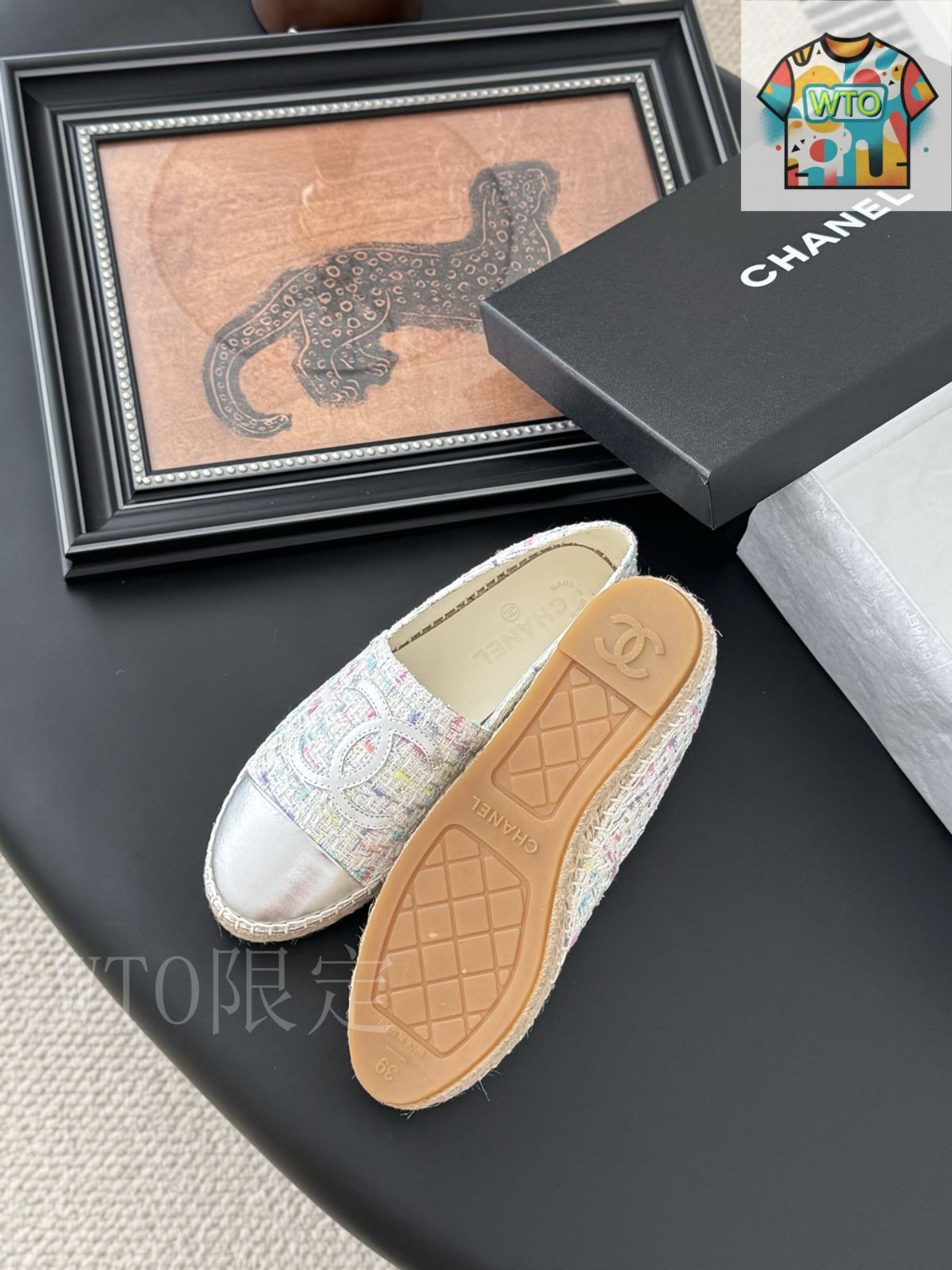 【洗練されたデザイン☆】CHANEL エスパドリーユ Chanel のエスパドリーユ02-2 - メルカリ
