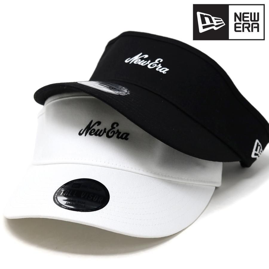 ニューエラ ゴルフ メンズ トールバイザー レディース 日よけ Stretch Cotton Washable ストレッチコットン ウォッシャブル オールドロゴ ホワイト ブラック【TB】