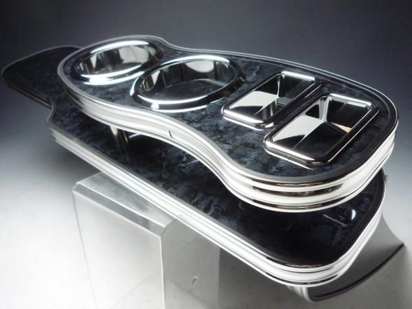 売り切り! 100系マーク２ チェイサー クレスタ フロントテーブル Ｓライン ブラックウッド ＢＫｘフルメッキ