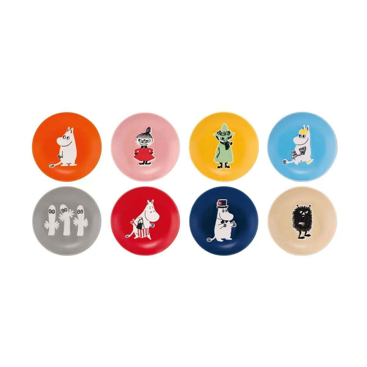 ムーミン　樹脂皿セット 8枚　　レア！バラ売り不可！ ムーミン 樹脂皿セット 8枚 レア！バラ売り不可！ - メルカリ