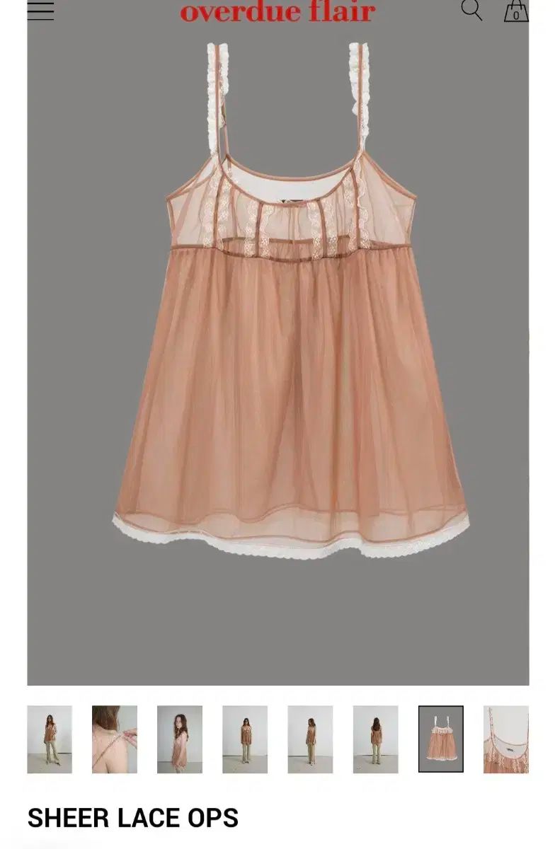 overdue flair オーバーデューフ sheer レース ワンピース