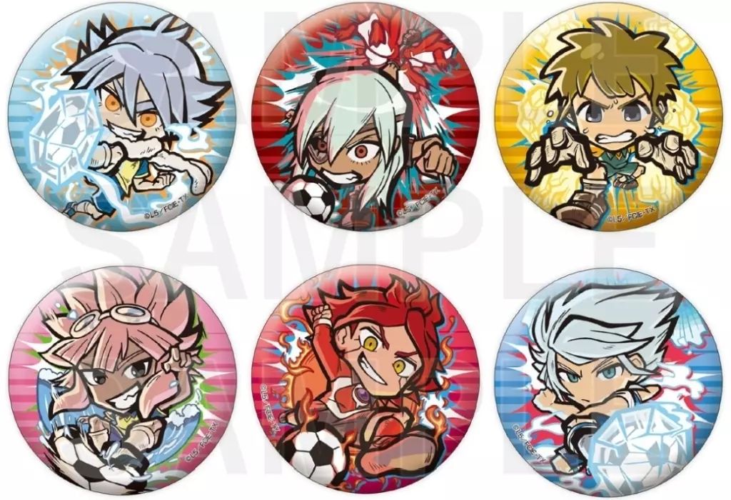 イナズマイレブン 綱海 立向居 ドでか缶バッジ ピンズ 新到着 イナイレ イナズマイレブン 場面写缶バッジ 綱海条介
