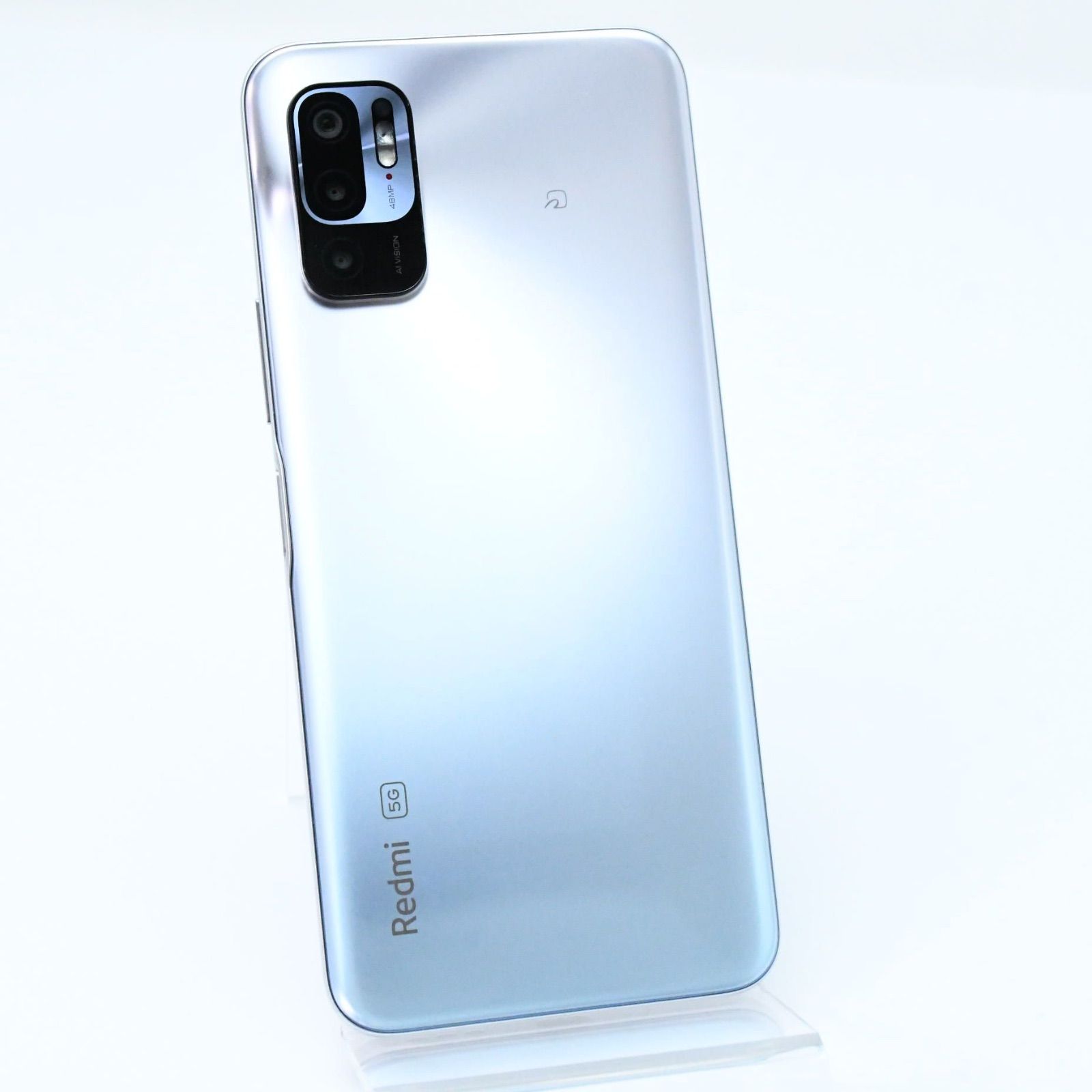 [美品]Redmi Note10 JE本体 シルバー デュアルカメラSIMフリー 液晶美品】au SIMフリー Redmi Note 10 JE クロームシルバー