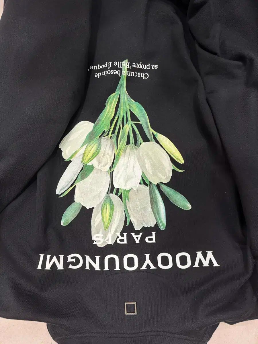 WOOYOUNGMI ウーヨンミ フード付きTシャツ フラワー