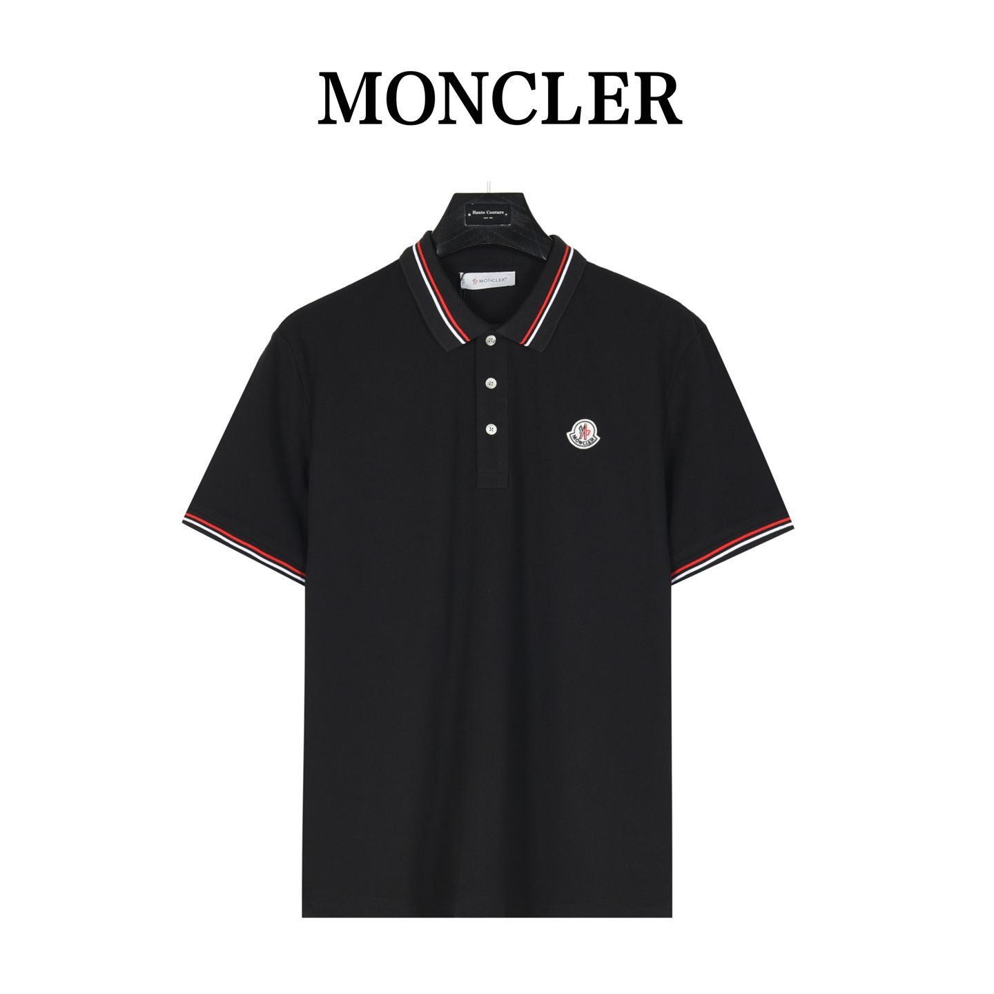 注目ブランドのギフト / 今日特価】Moncler モンクレール クラシックロゴ襟リボン 23ss トップス
