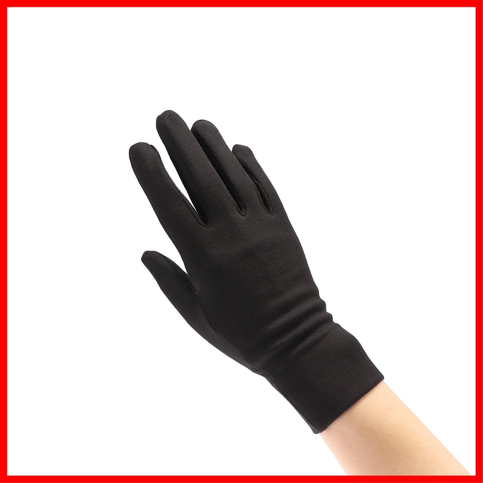  在庫 裏起毛 フォーマルグローブ 軽防寒スムス手袋 男女兼用 G-555 おたふく手袋 ブラック ボディタフネス M 手袋 キッズファッション小物