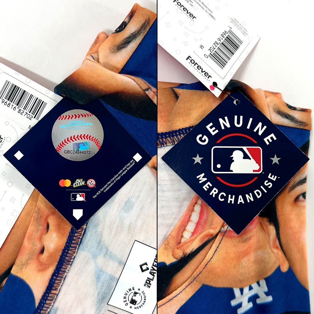 大谷翔平 ドジャース FOCO 顔だらけTシャツ サイズM MLB公式