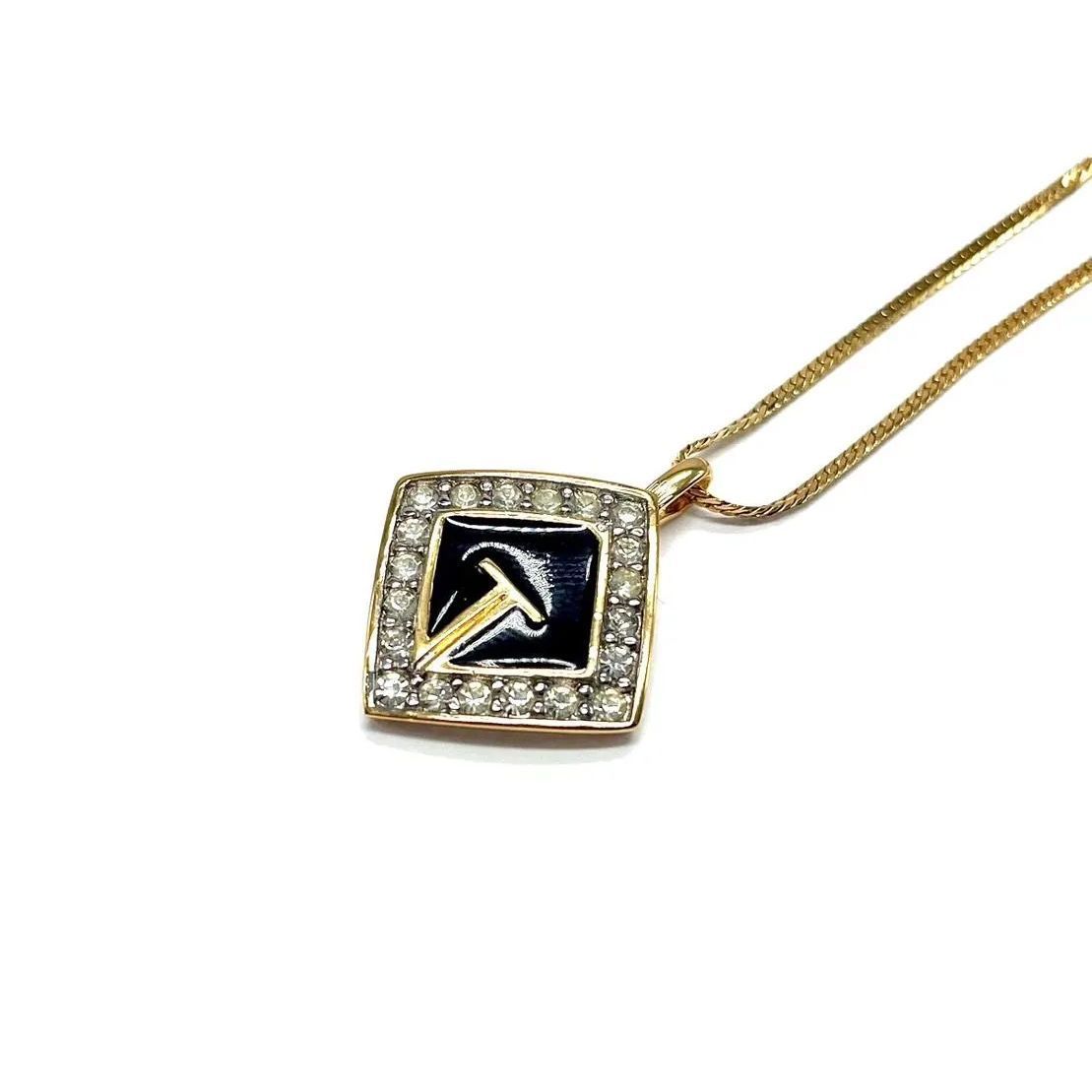 ヴィンテージ☆GIVENCHY☆ジバンシー☆ネックレス☆ラインストーン☆GP！ GIVENCHY ジバンシー ネックレス アクセサリー ジュエリー 小物
