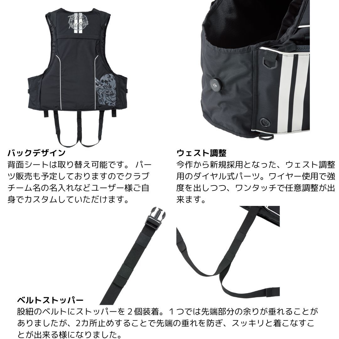 釣武者 ベストL きーごんさん専用 コーデュラダイヤルベスト #Lサイズ グレー TsuriMusha（釣武者