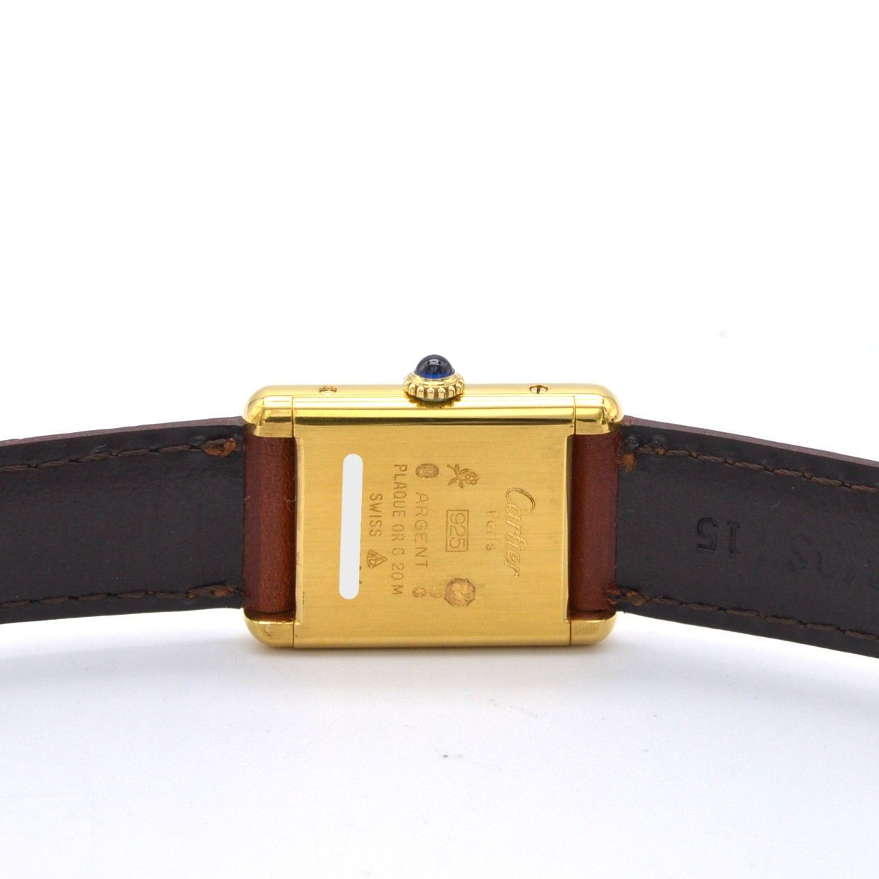 カルティエ マストタンク LM ヴェルメイユ アイボリー文字盤 クォーツ