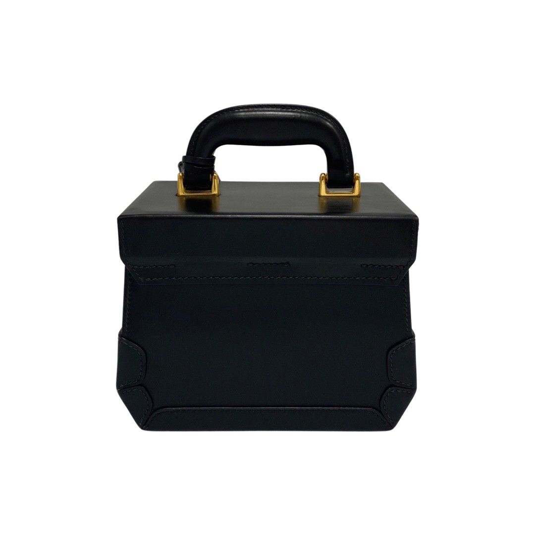 GUCCI オールドグッチ　レディロック　ブラックレザー ハンドバッグ OLD GUCCI “レディロック” 2wayハンドバッグ | トリノス