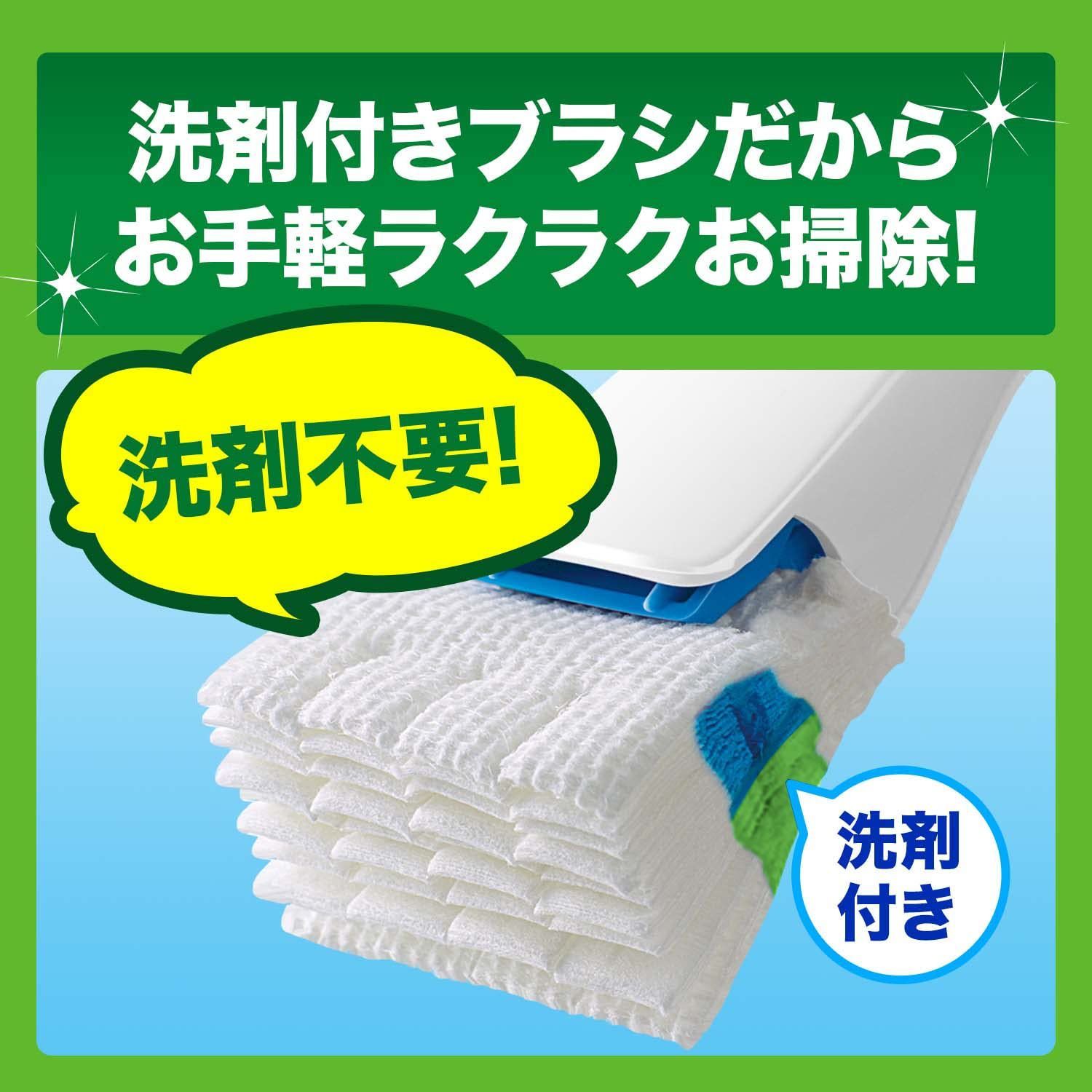 限定】 スクラビングバブル 流せるトイレブラシ フローラル