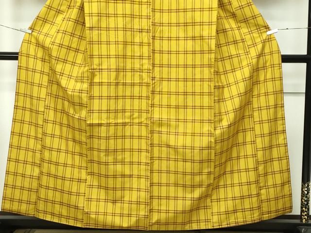 平和屋本店□超希少 本場黄八丈 東京都無形文化財 山下めゆ 草木染