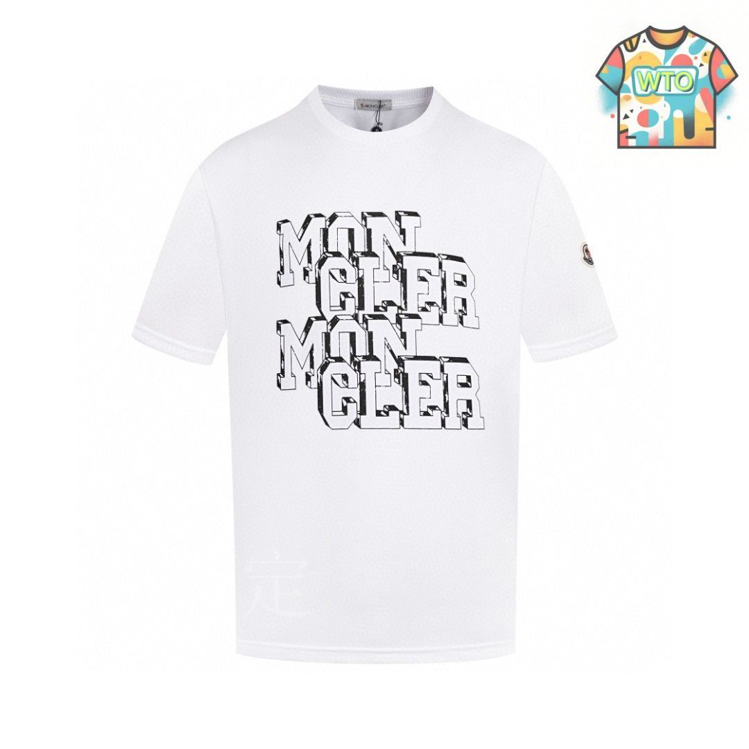 今日特価】MONCLER レター LOGO 立体プリント T シャツ-2 - メルカリ