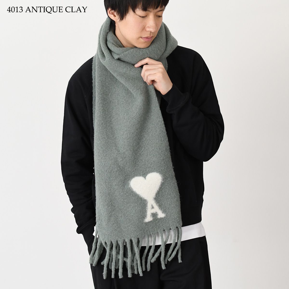 AMI ALEXANDRE MATTIUSSI アミ マフラー Ami de Coeur オーバー