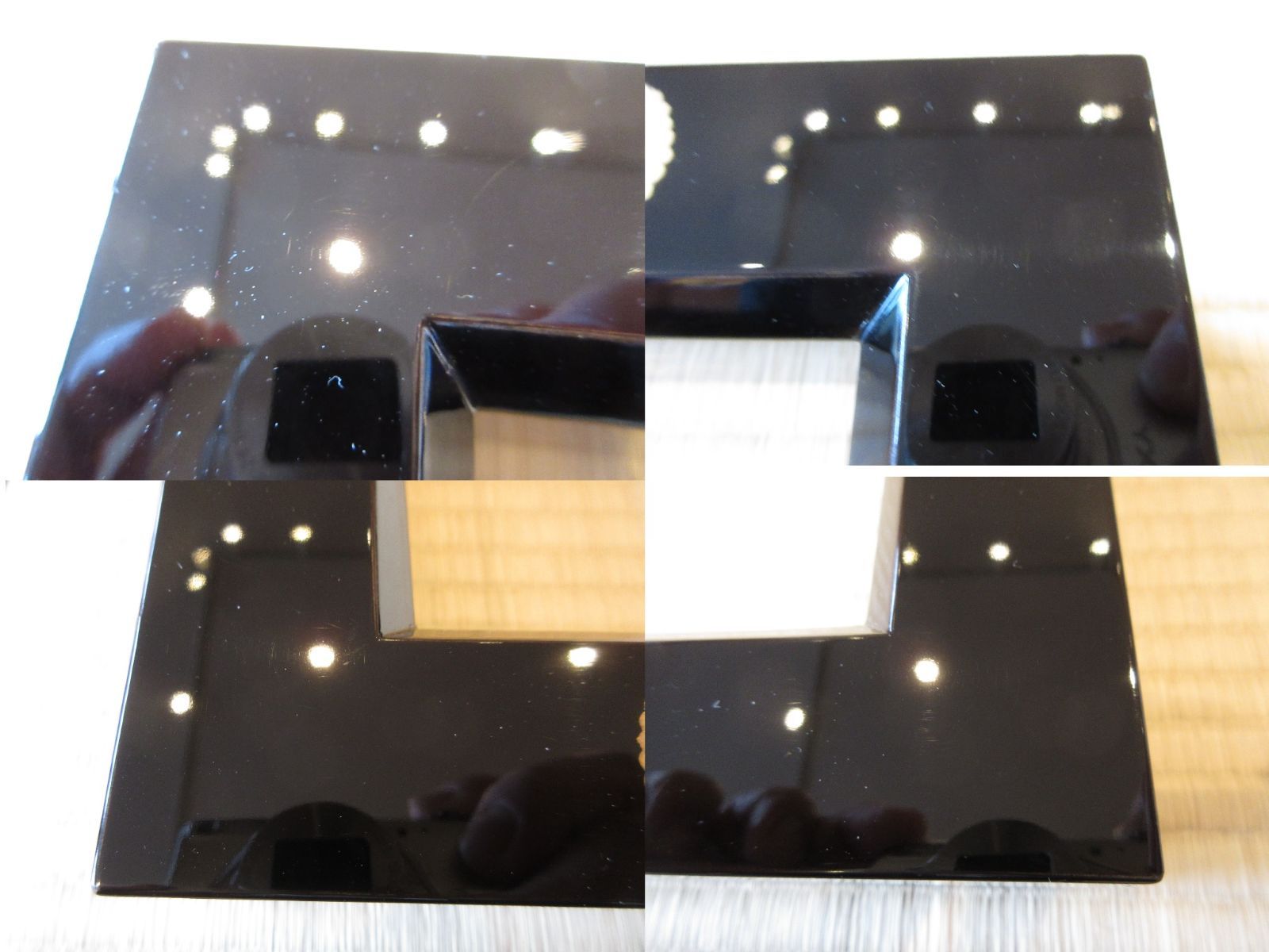 送料込【逢絢亭】茶道具 炉縁 掻合塗 朱塗 松蒔絵 木製 作家物 紙箱入り 逢絢亭】茶道具 炉縁 掻合塗 朱塗 松蒔絵 木製 作家物 紙箱入り