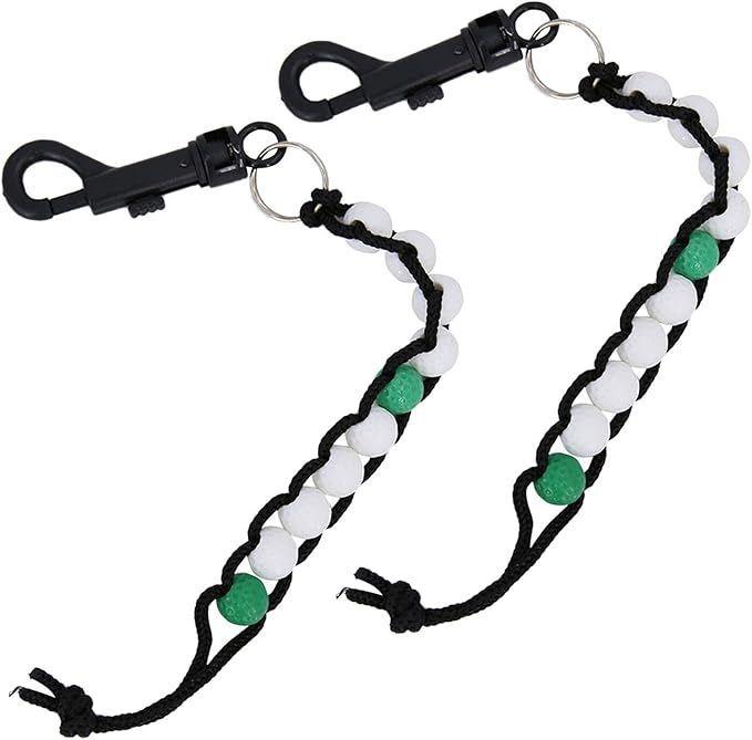 【在庫処分】Doyeemei スコアボード ゴルフスコアカウンター 得点板 2個 ゴルフアクセサリーゴルフ用のシンプルな ゴルフスコアキーパー ホワイト