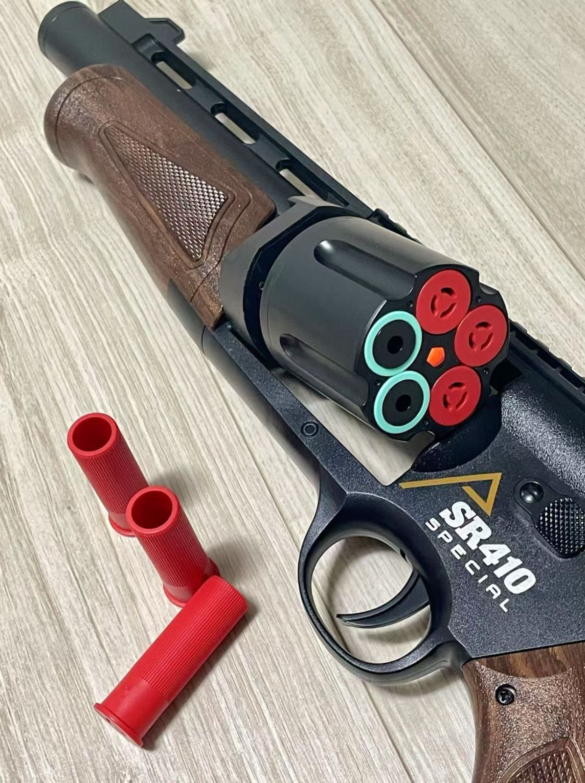 SR-410 スペシャル コンパクト リボルバー ショットガン ナーフガン 銃