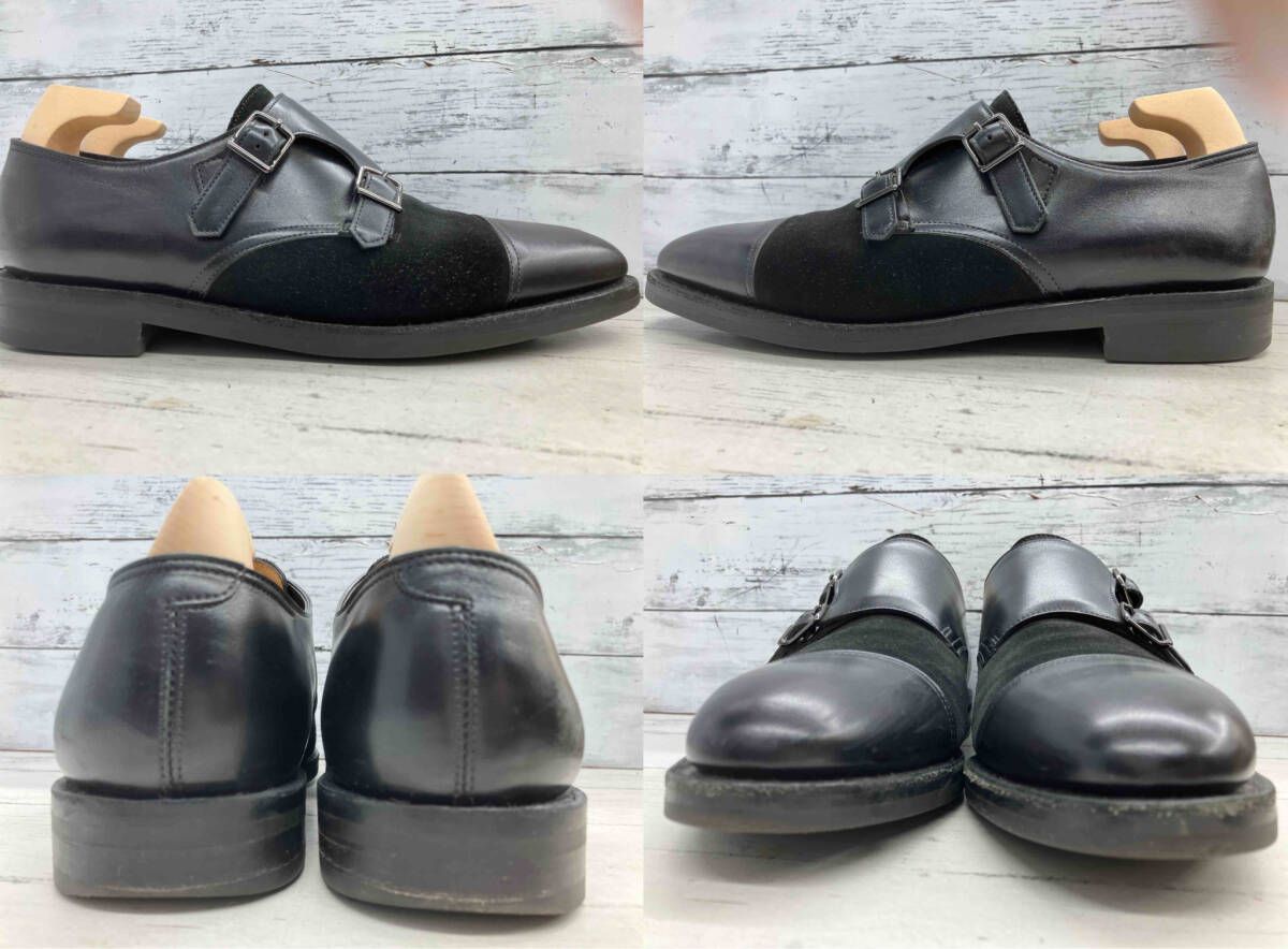  JOHN LOBB ジョンロブ ドレスシューズ ダブルモンク 183 S 24 約25 5 cm ブラック その他 ブーツ 革靴