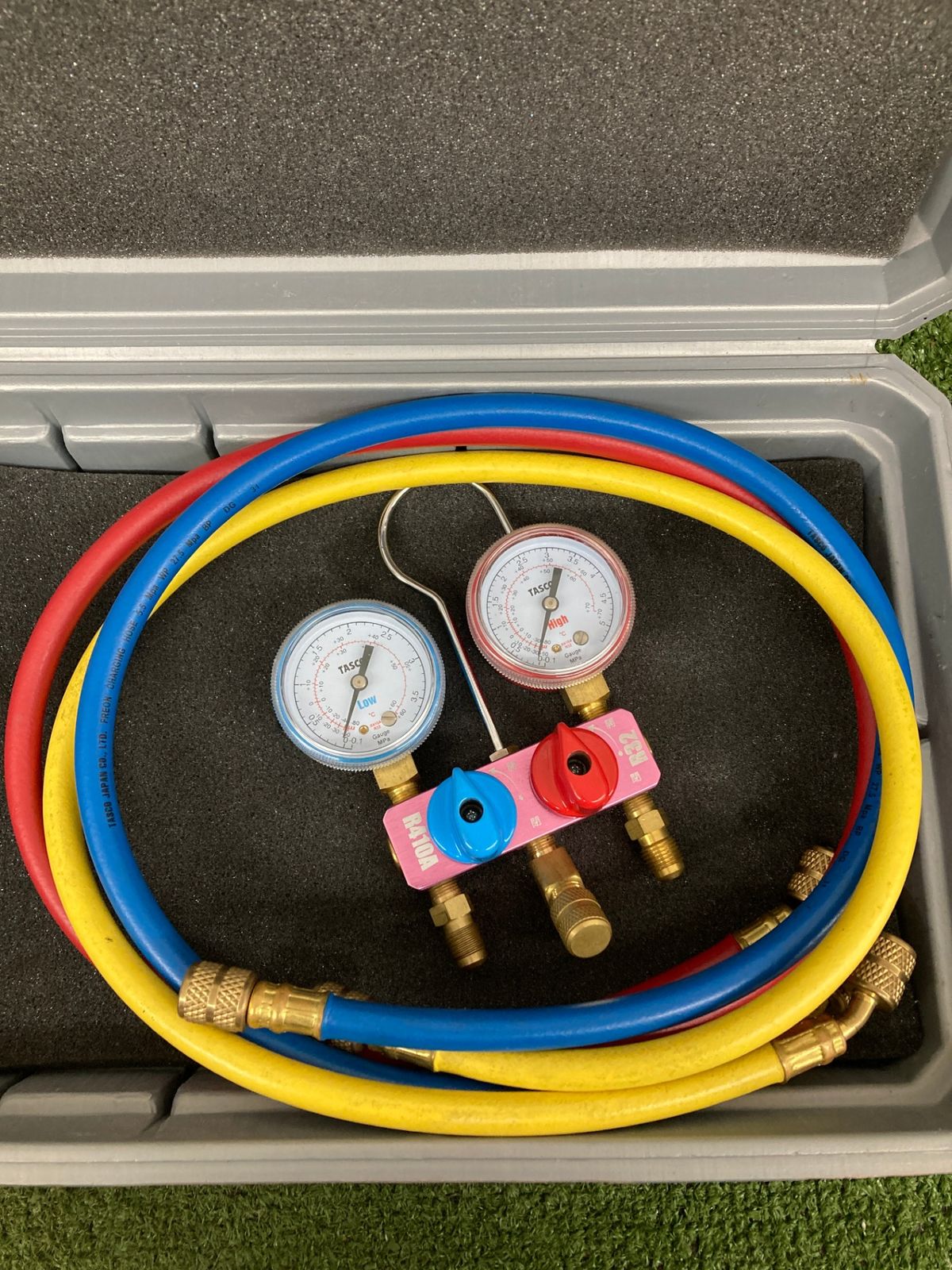 品 0921 イチネンTASCO R410A R32ゲージマニホールドキット ITBWN8WD6U4C