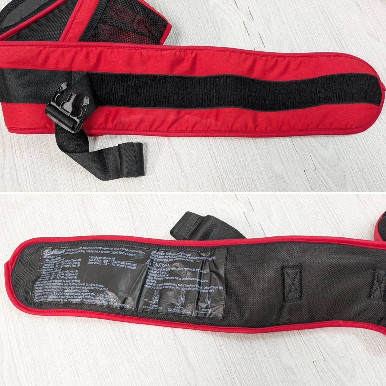  ポルバンアドバンス Lucky 1934 ヒップシート ダブルショルダー 抱っこ紐 赤 レッド POLBAN ADVANCE ヒップシート 抱っこひも スリング