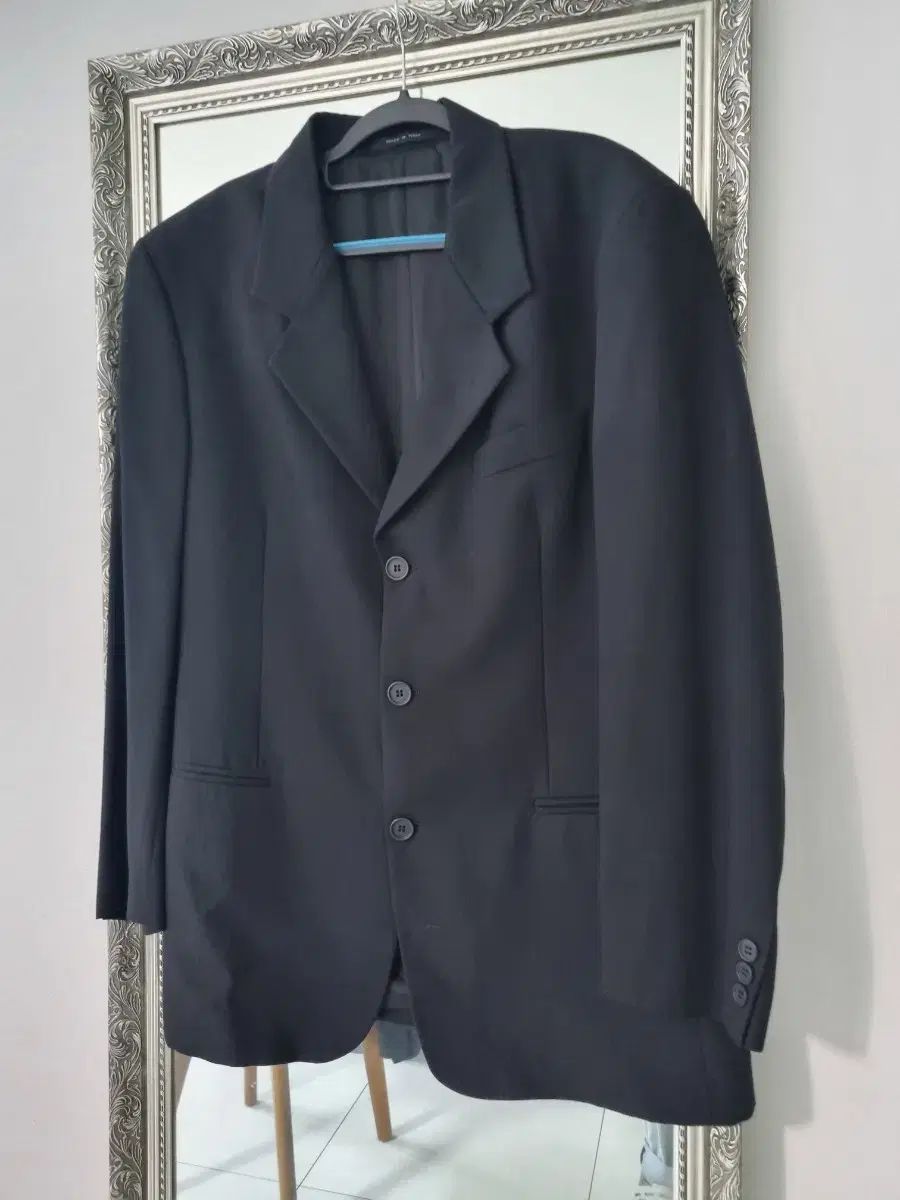 EMPORIO ARMANI ブラック スーツ ジャケット ズボンセット 100