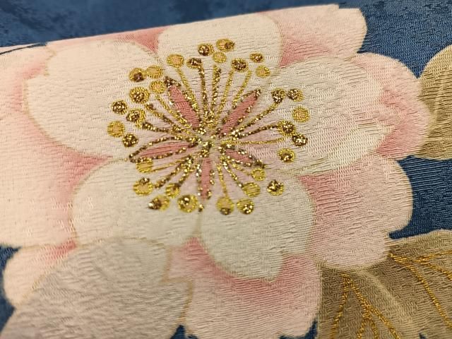 平和屋着物□豪華振袖 舞花文 暈し染め 金彩 正絹 逸品