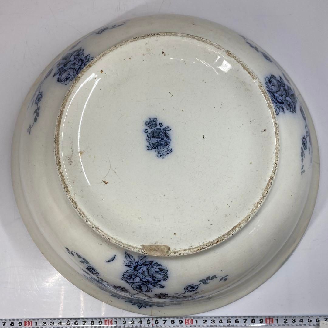 英国製　HERON CROSS 大鉢.花入　東H5-0911③ 英国製 HERON CROSS 大鉢.花入 東H5-0911③ - メルカリ