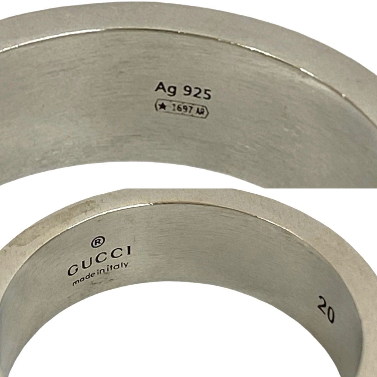 極 美品 GUCCI グッチ インターロッキングG ブラックエナメル